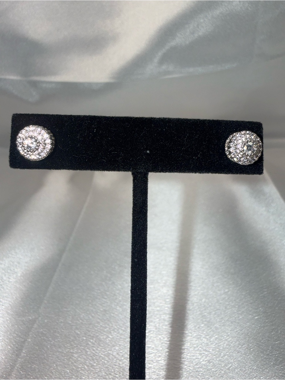Silver-Filled AAA CZ Screwback Earrings